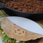 Soaked whole wheat tortillas