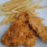 Crispy chicken fingers