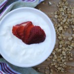 Homemade yogurt, made in the slow cooker.