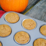 Pumpkin muffins made with fresh or canned pumpkin