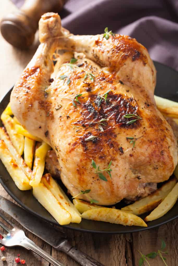 Roasted chicken