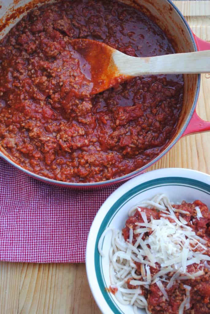 Simple homemade spaghetti sauce