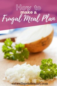 Frugal meal planning : Free downloads included - Eat Well Spend Smart