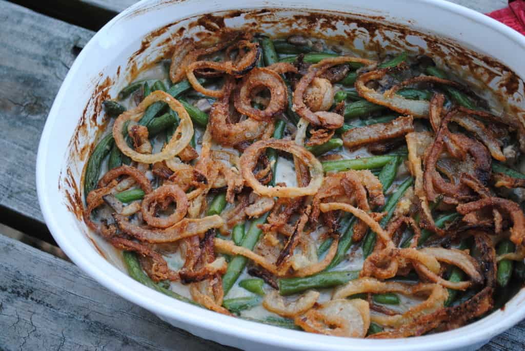 green bean casserole from scratch