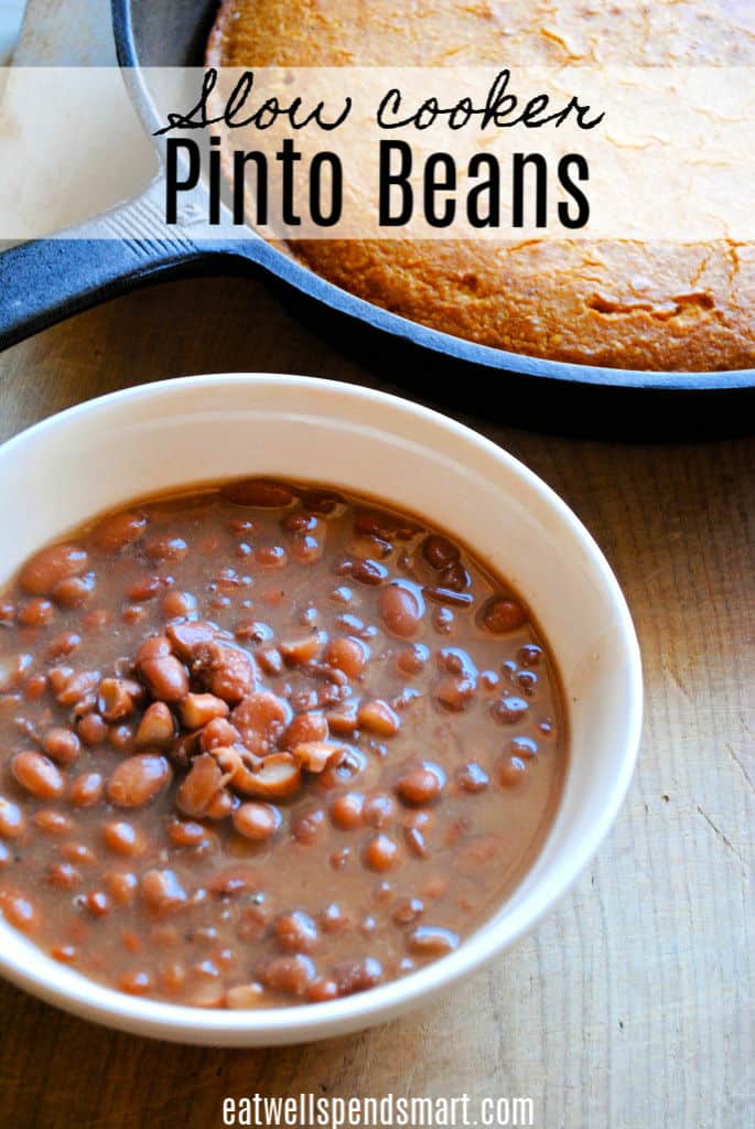 Crockpot pinto beans - Eat Well Spend Smart