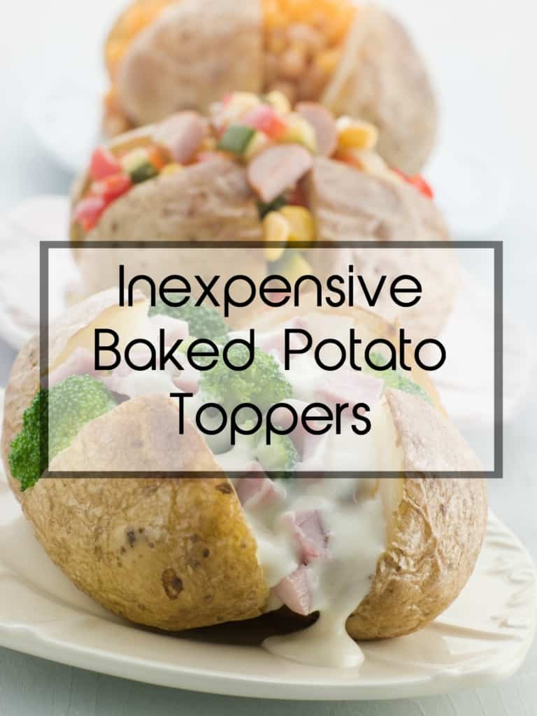 inexpensive baked potato toppers