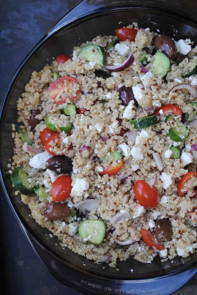 Greek quinoa salad