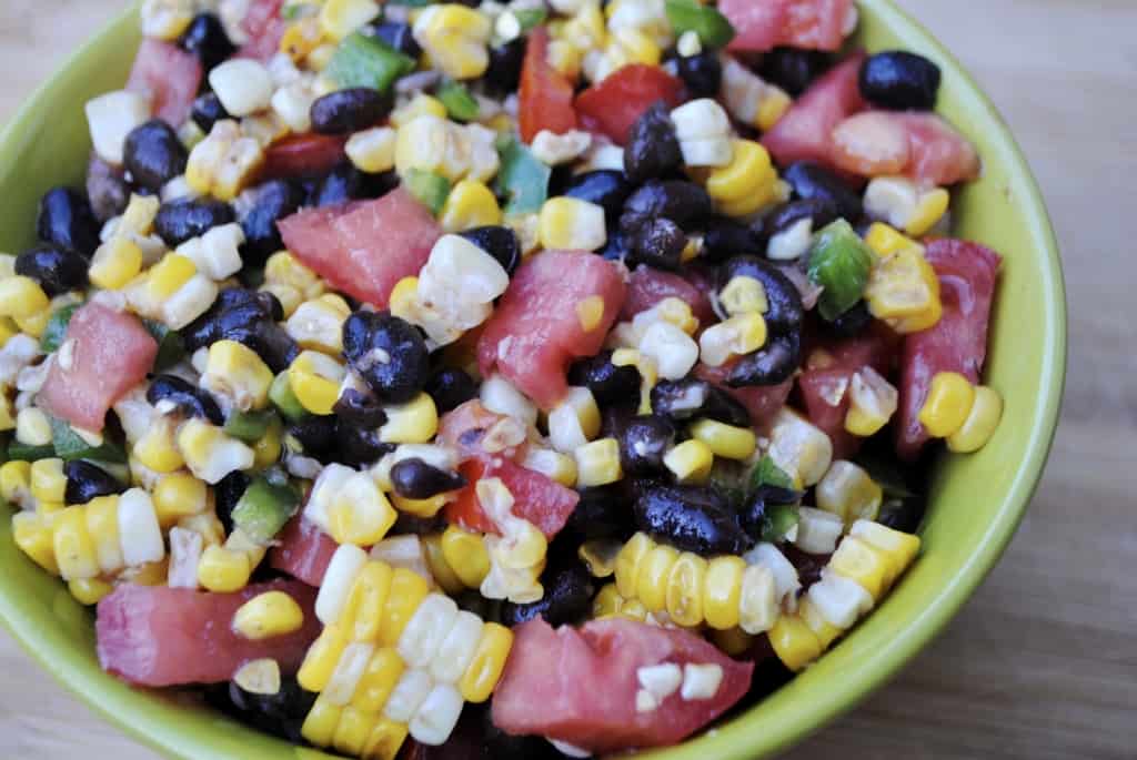 Black bean and corn salad