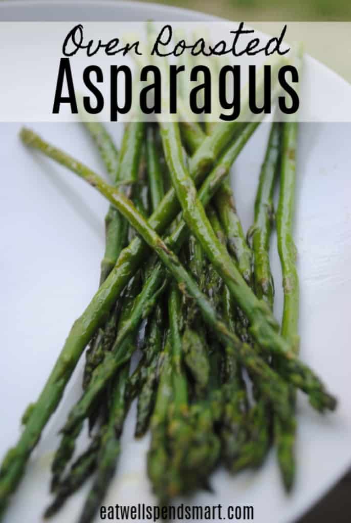 Simple oven roasted asparagus. Perfect spring side dish.