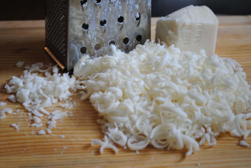 grated bar soap