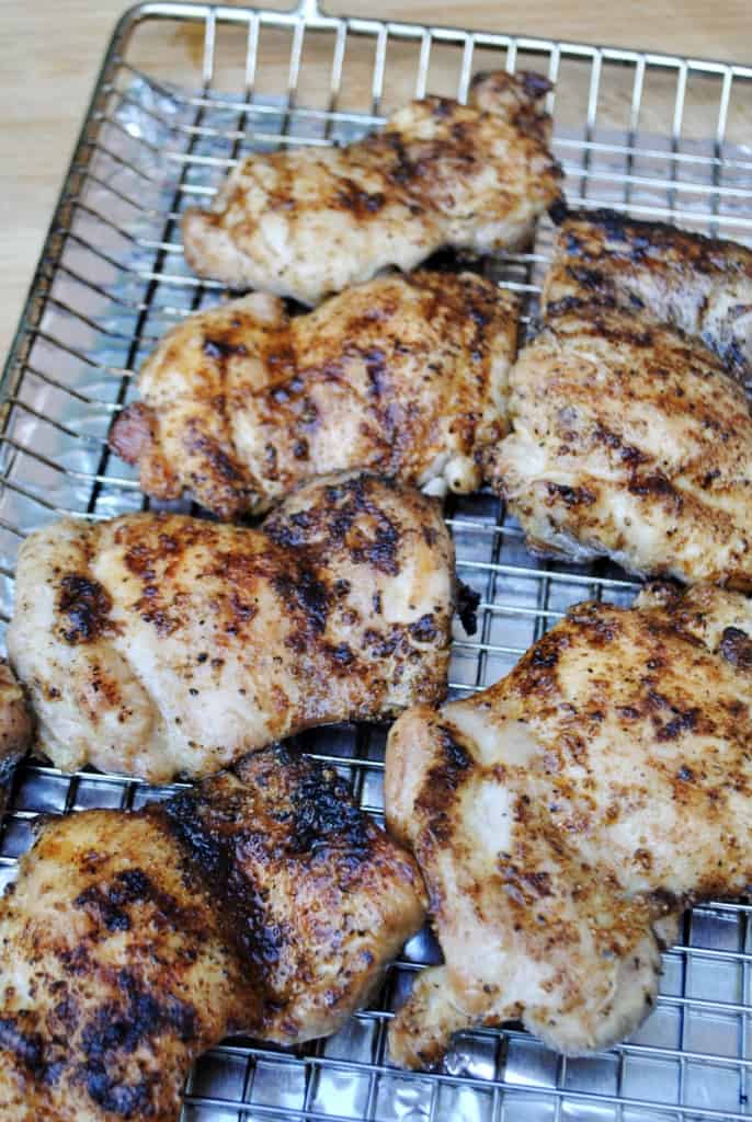 Best simple grilled chicken thighs. Quick, easy, and delicious.