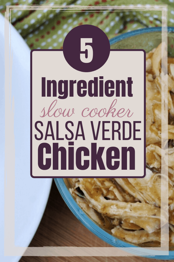 5 ingredient slow cooker salsa verde chicken