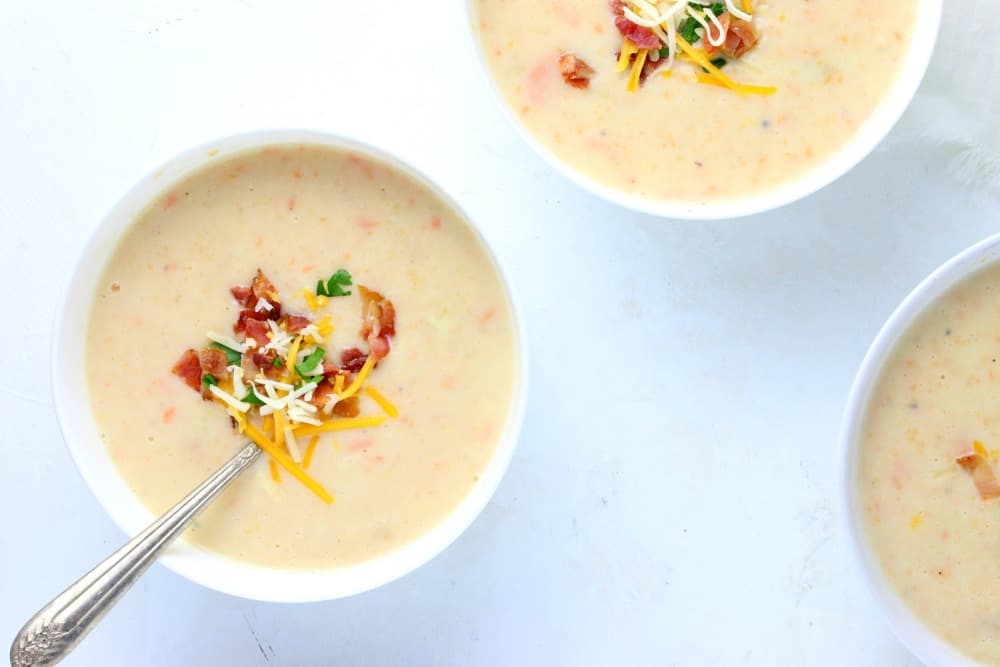 Rich and creamy potato soup