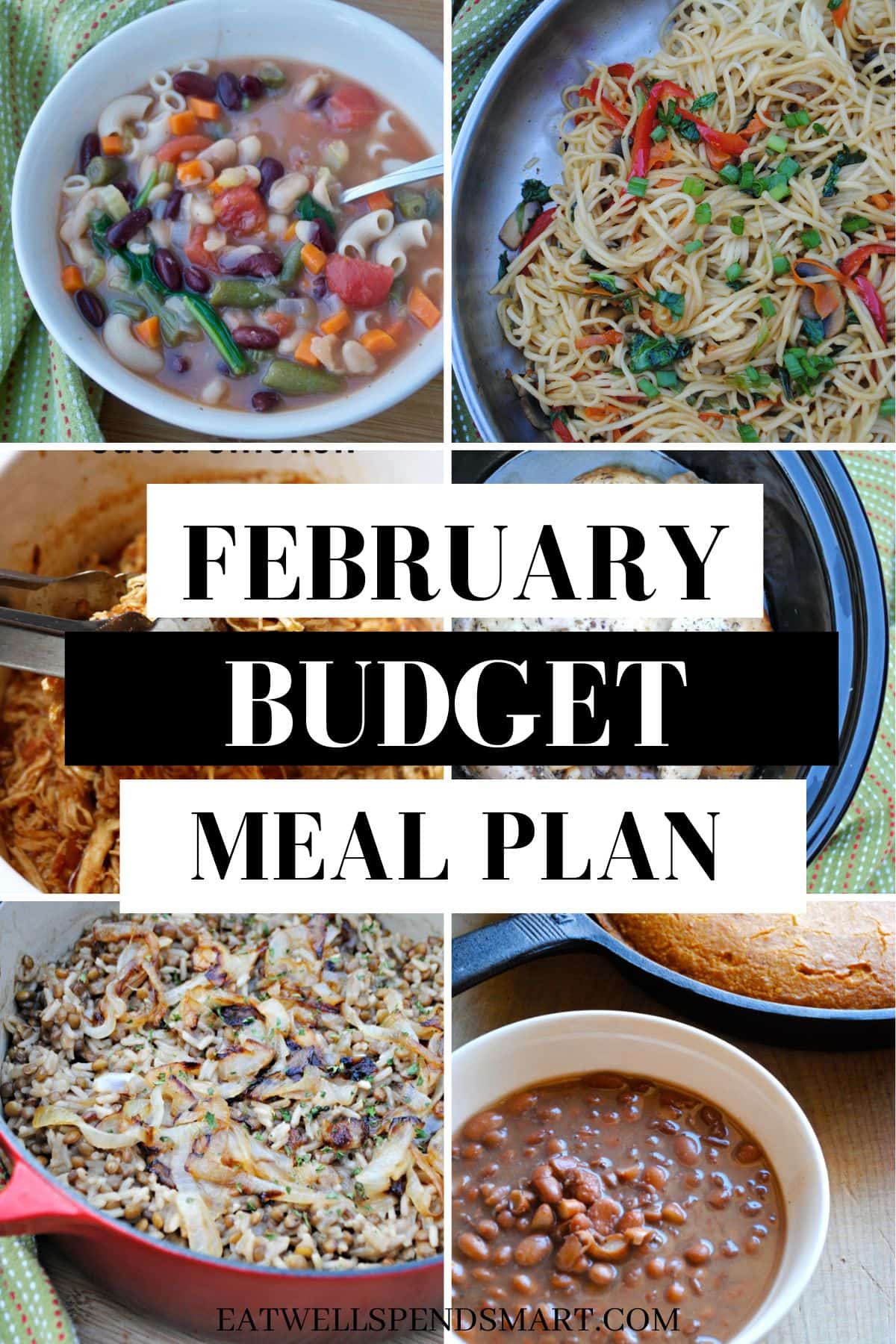 February budget meal plan