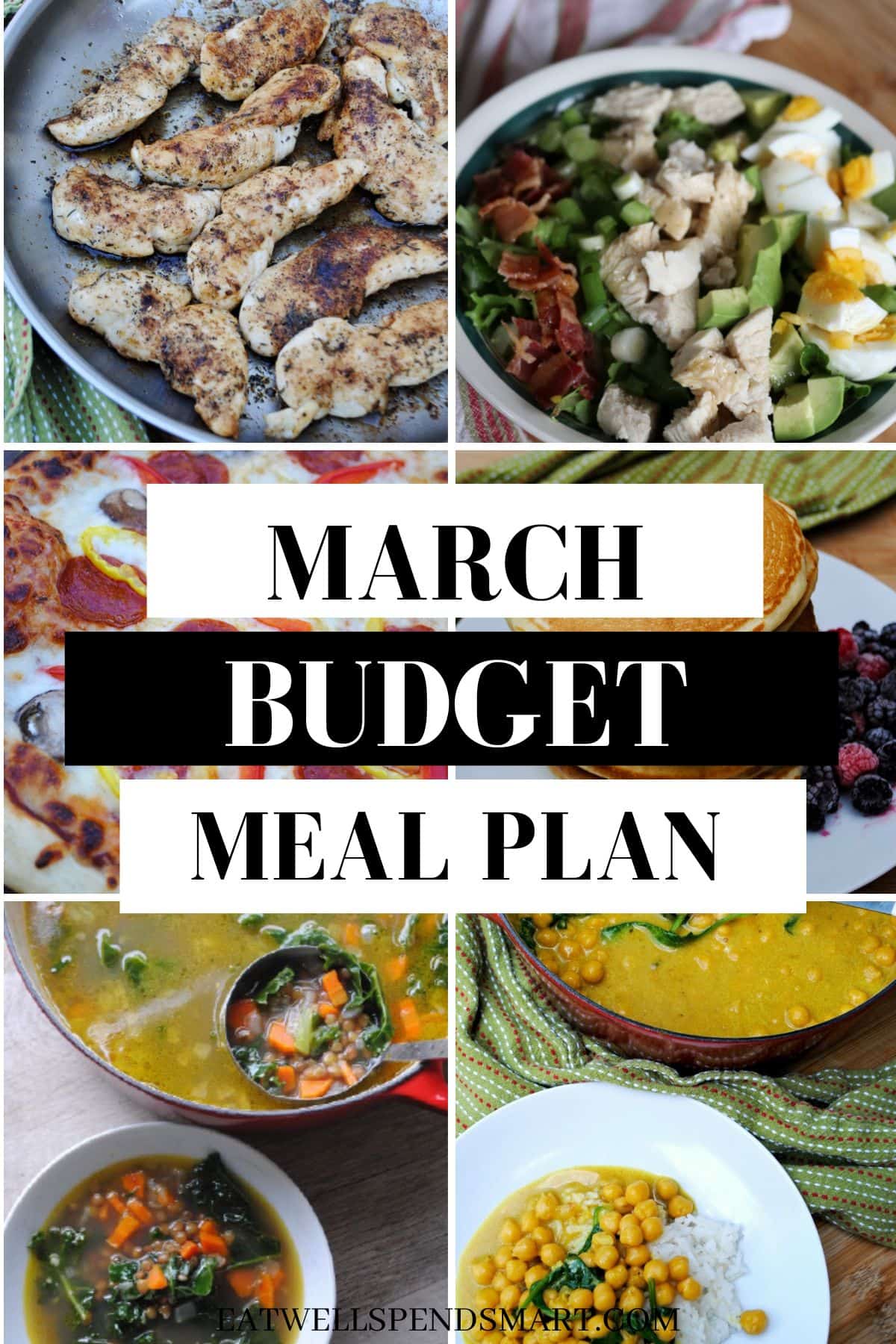 March budget meal plan