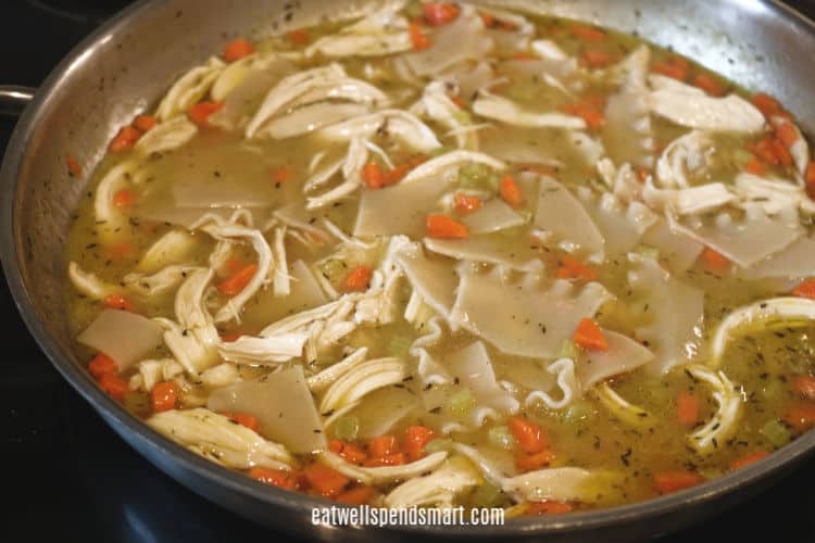 chicken and noodle skillet