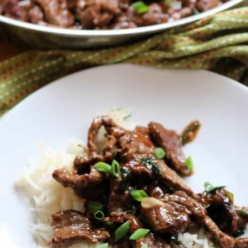 Mongolian beef - Eat Well Spend Smart