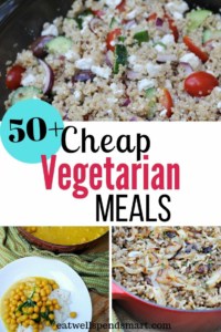 cheap vegetarian meals