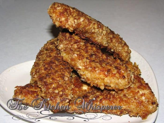 Oat crusted chicken