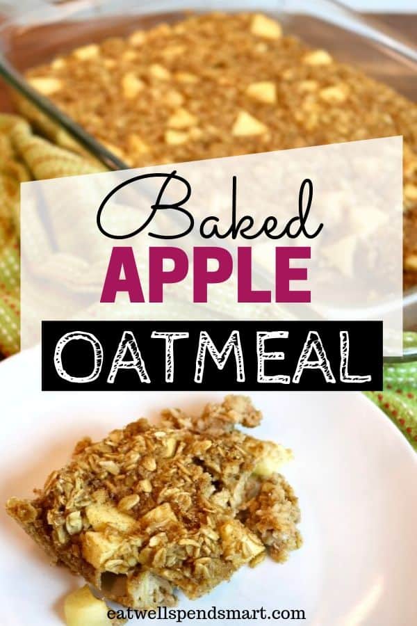 Baked apple oatmeal