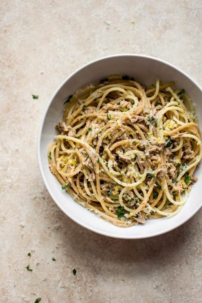 canned tuna pasta