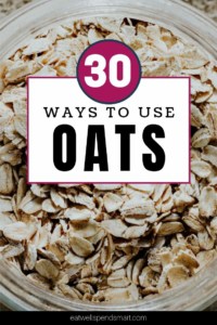 Ways to use oats