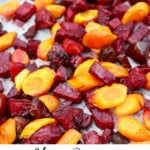 Honey roasted carrots and beets