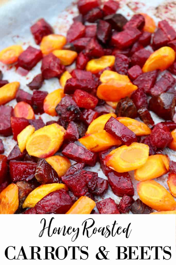 Honey roasted carrots and beets