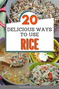 Ways to use rice