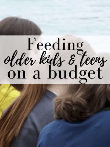 Feeding growing children and teens on a budget
