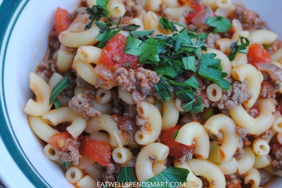 Fresh summer goulash