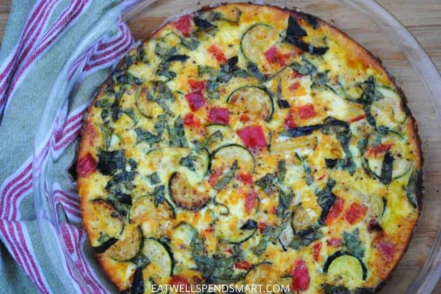 garden vegetable frittata