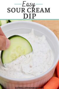 Easy sour cream dip