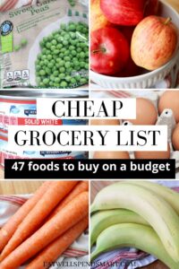 Cheap grocery list