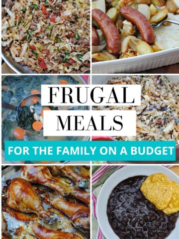 Frugal meals for the family on a budget
