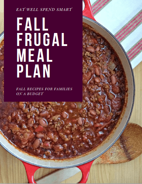 Fall frugal meal plan