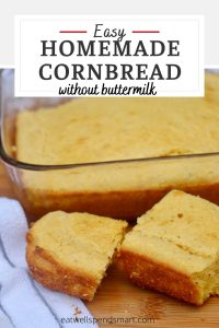 Easy Southern Cornbread with Buttermilk