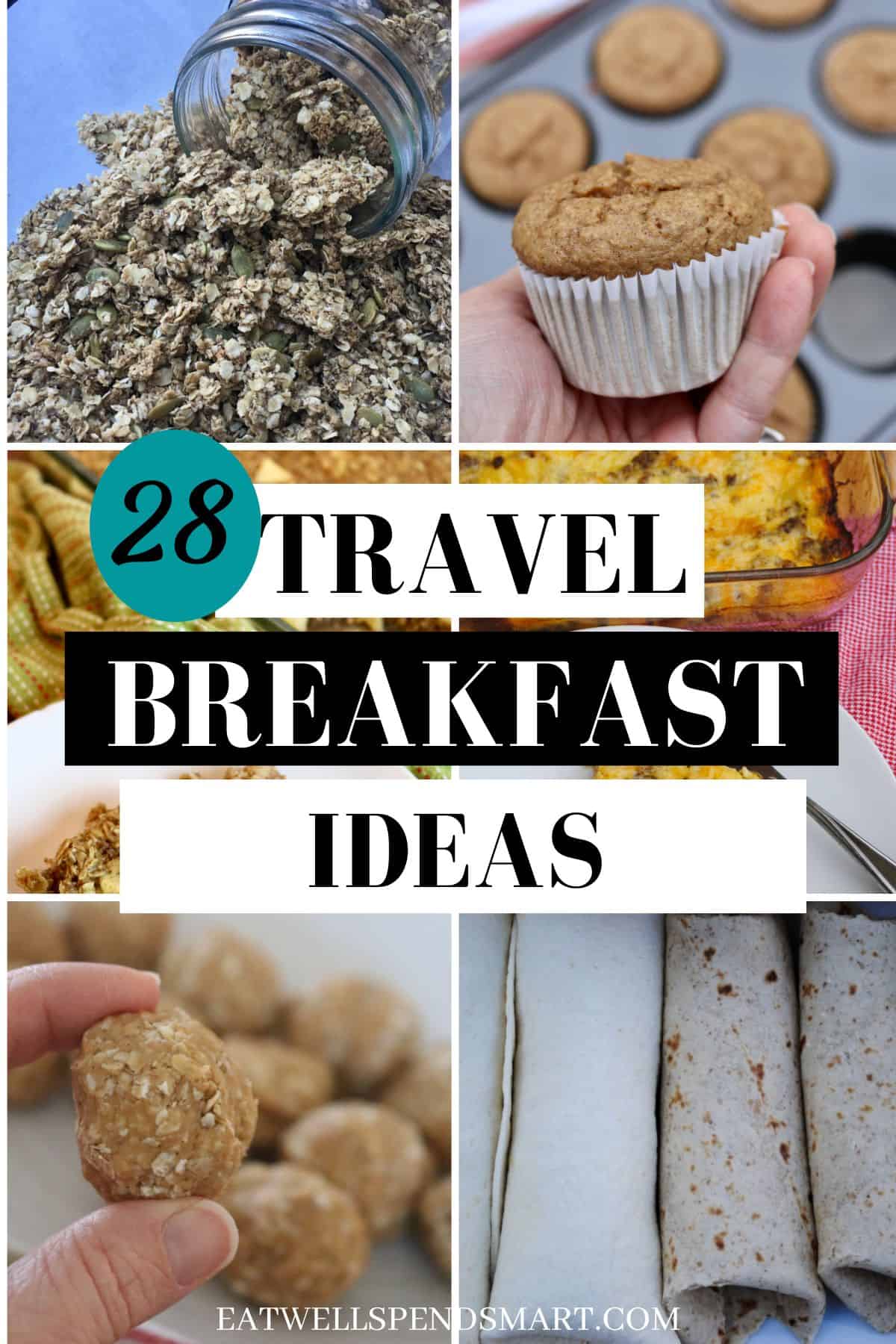 28 travel breakfast ideas collage