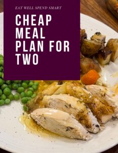 cheap meal plan for two cover