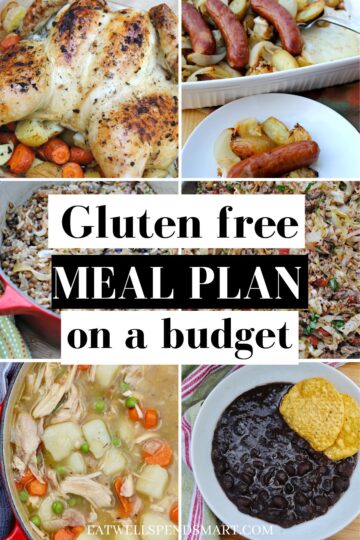 Gluten free meal plan on a budget - Eat Well Spend Smart